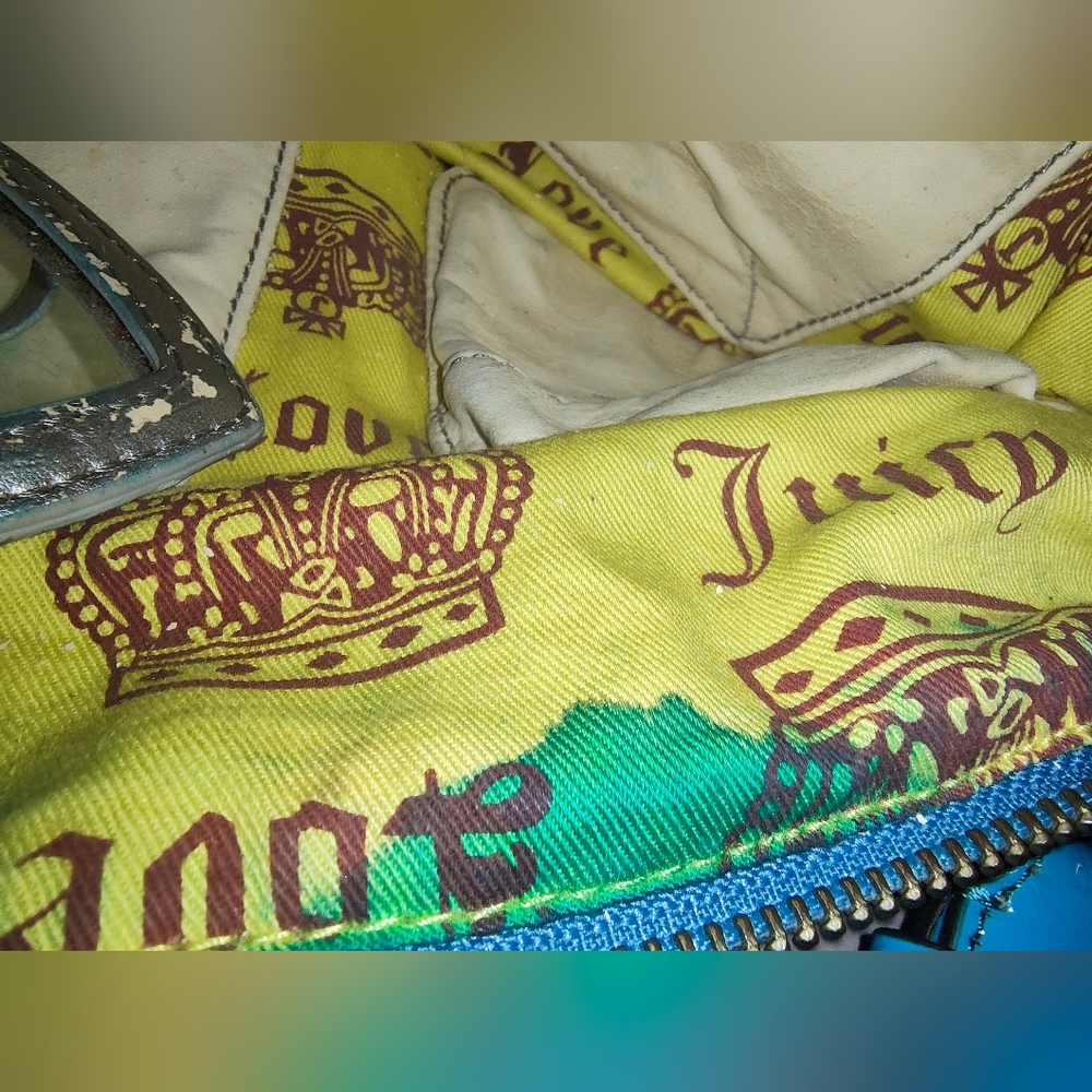 VTG Scottie Dog Velour Juicy Couture Tote - Picture 12 of 16